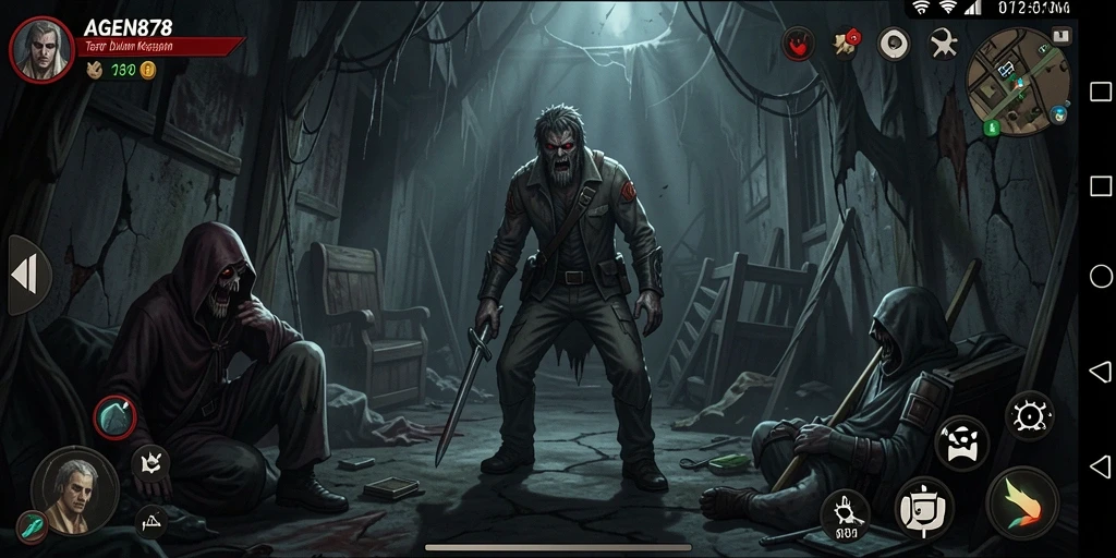 Gameplay AGEN878 dengan suasana Horror yang mencekam.