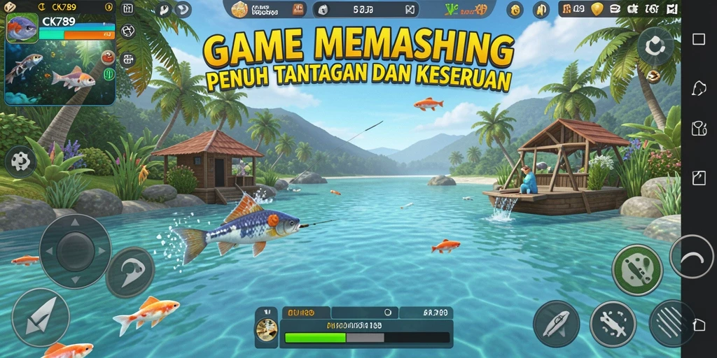 Antusiasme memancing yang tinggi dalam gameplay CK789.