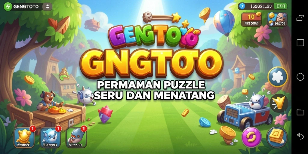 Tampilan gameplay menantang dari GENGTOTO dengan puzzle menarik.