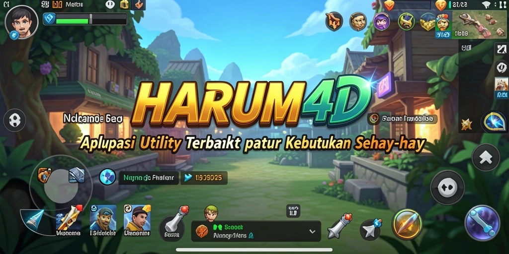Screenshot HARUM4D menampilkan antarmuka aplikasi Utility yang user-friendly dan fungsional.