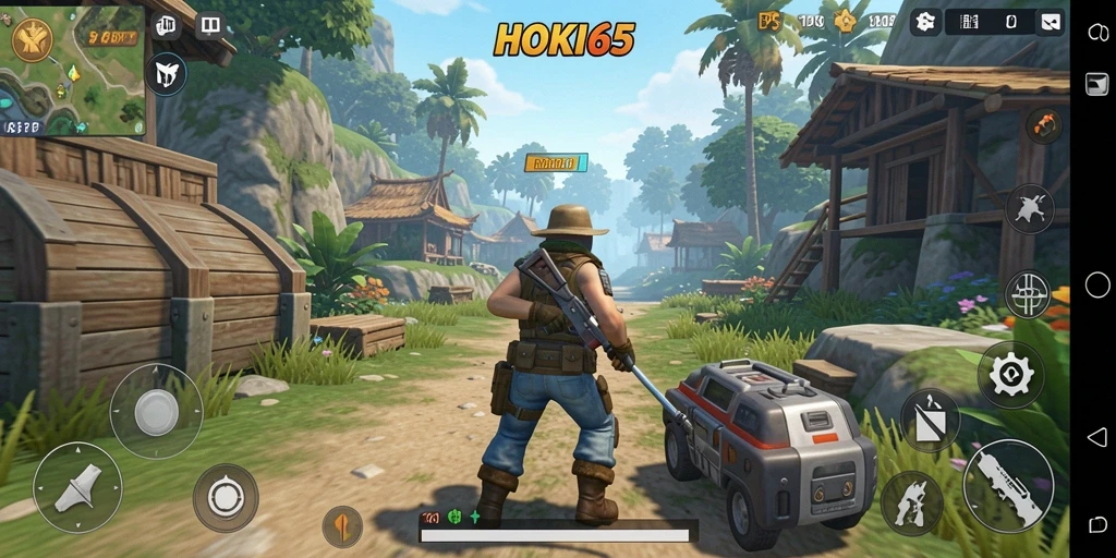 Gameplay HOKI65 yang menegangkan dengan pertempuran seru.