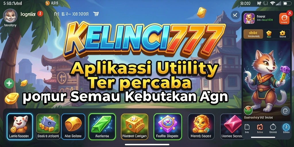 Tampilan antarmuka pengguna KELINCI777 yang menarik dan fungsional.