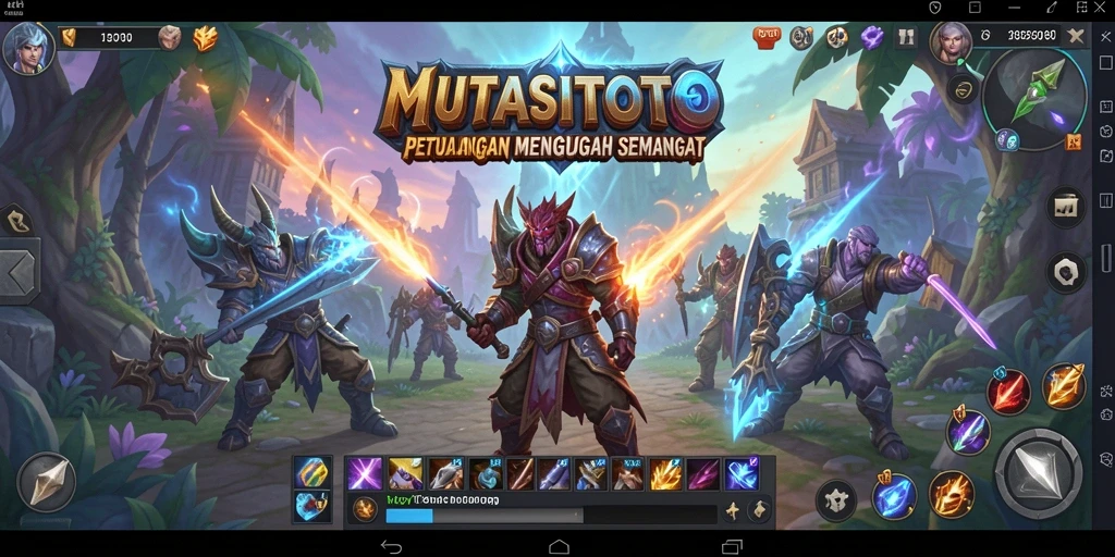 Screenshot gameplay MUTASITOTO dengan suasana petualangan yang intens.