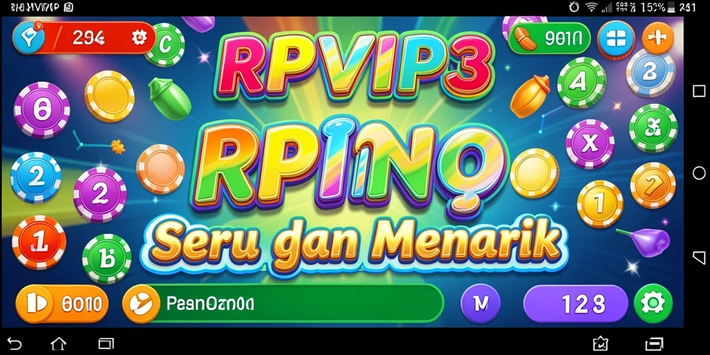 Screenshot gameplay RPVIP3 yang menunjukkan suasana seru permainan Bingo.