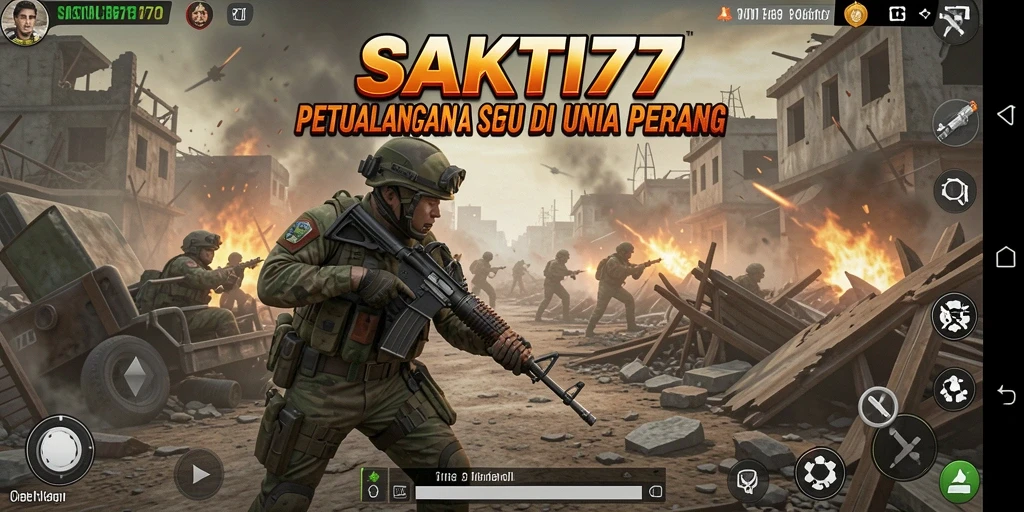 Screenshot SAKTI77 menampilkan aksi seru dalam pertempuran.