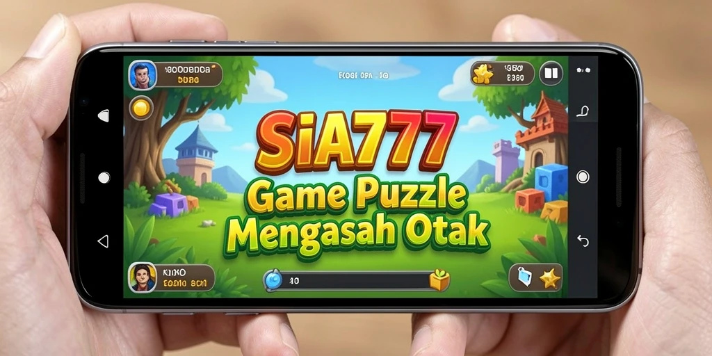 Screenshot utama SIA777 menampilkan gameplay Puzzle yang menarik.