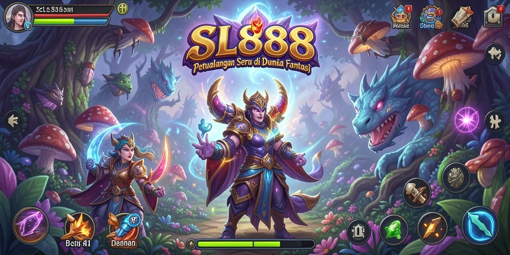 Tangkapan layar SL888 menampilkan aksi seru dalam gameplay petualangan.